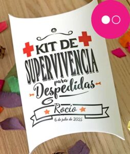 kit supervivencia despedidas