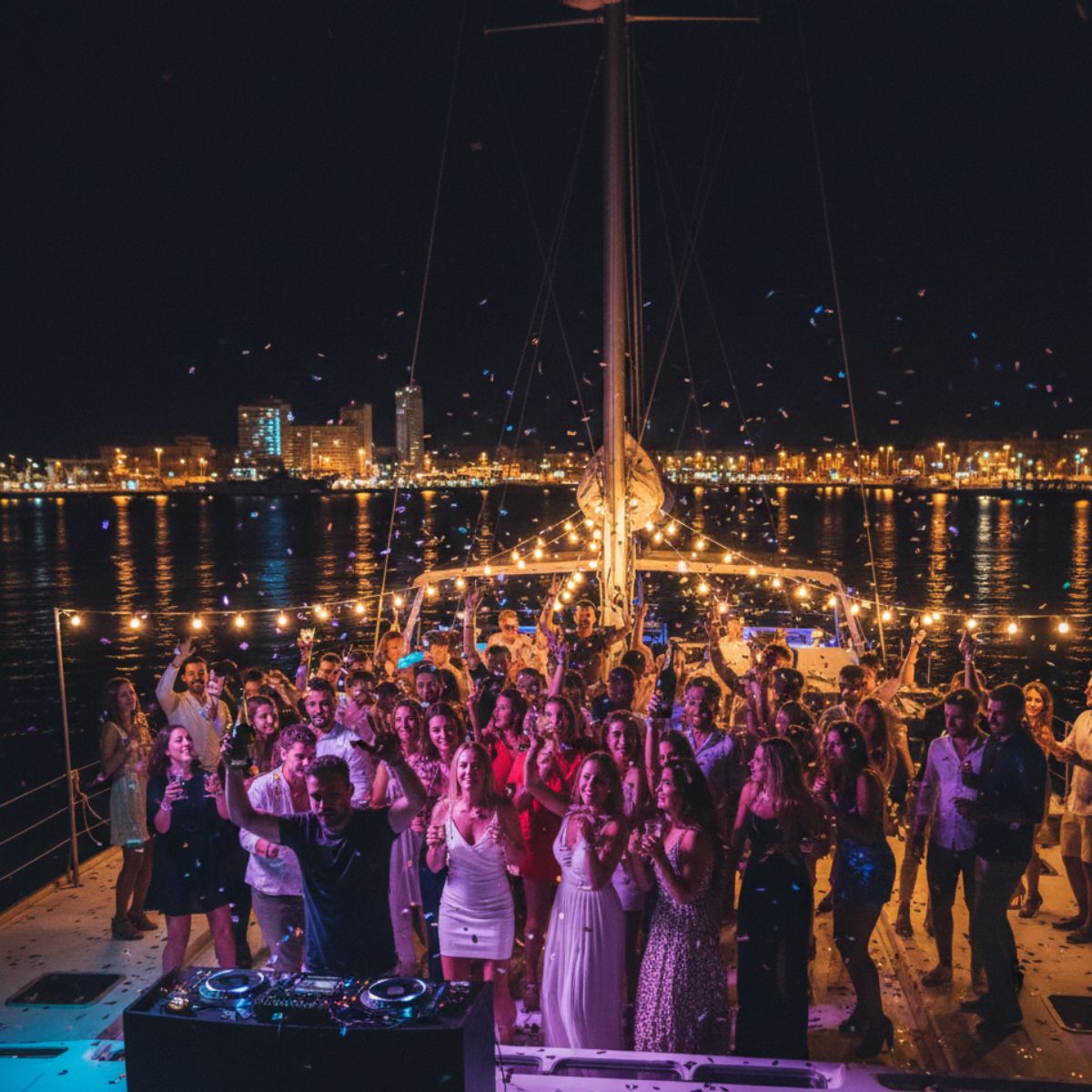 catamaran valencia despedida